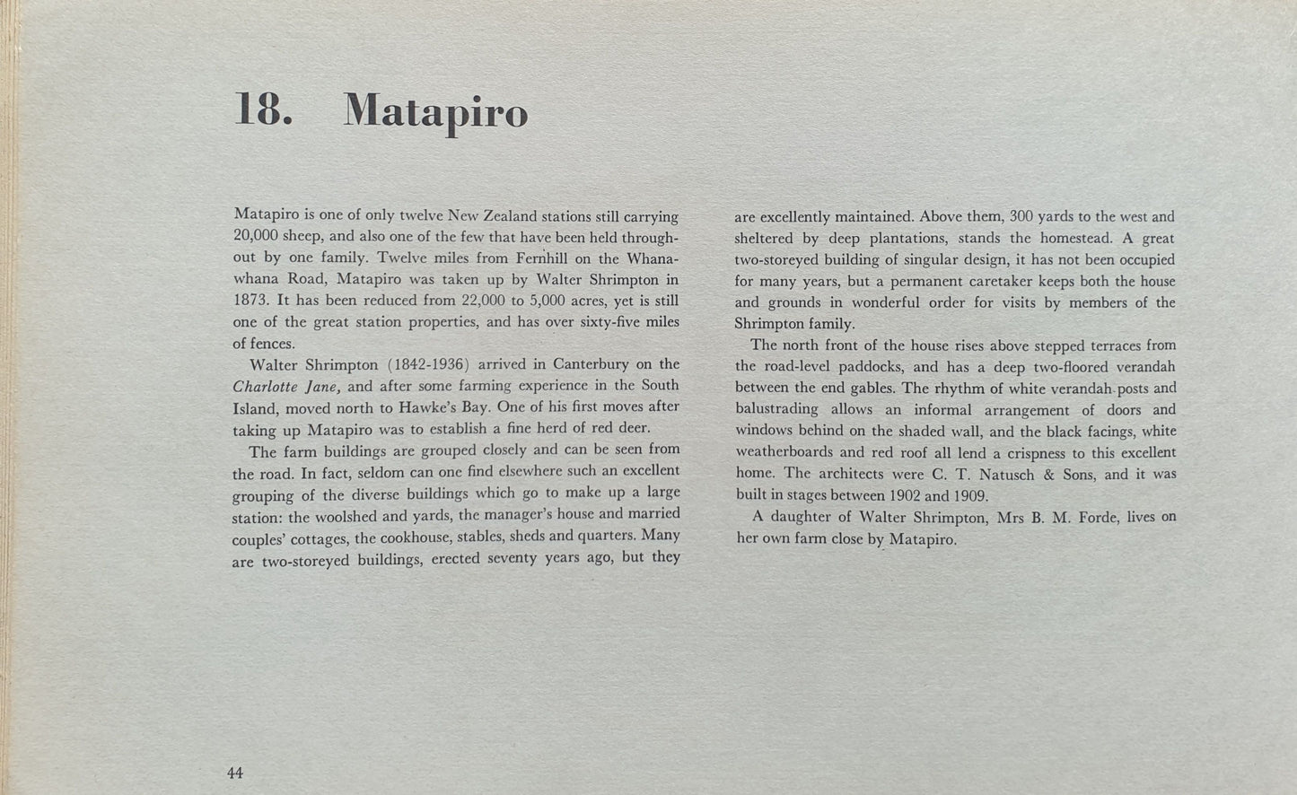 Country Houses of New Zealand - North Island