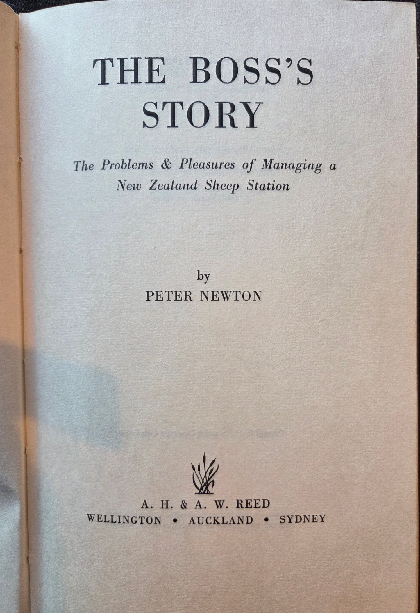 The Boss's Story - No Dustjacket