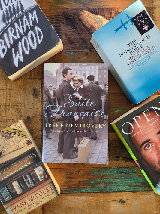 five books from op shops