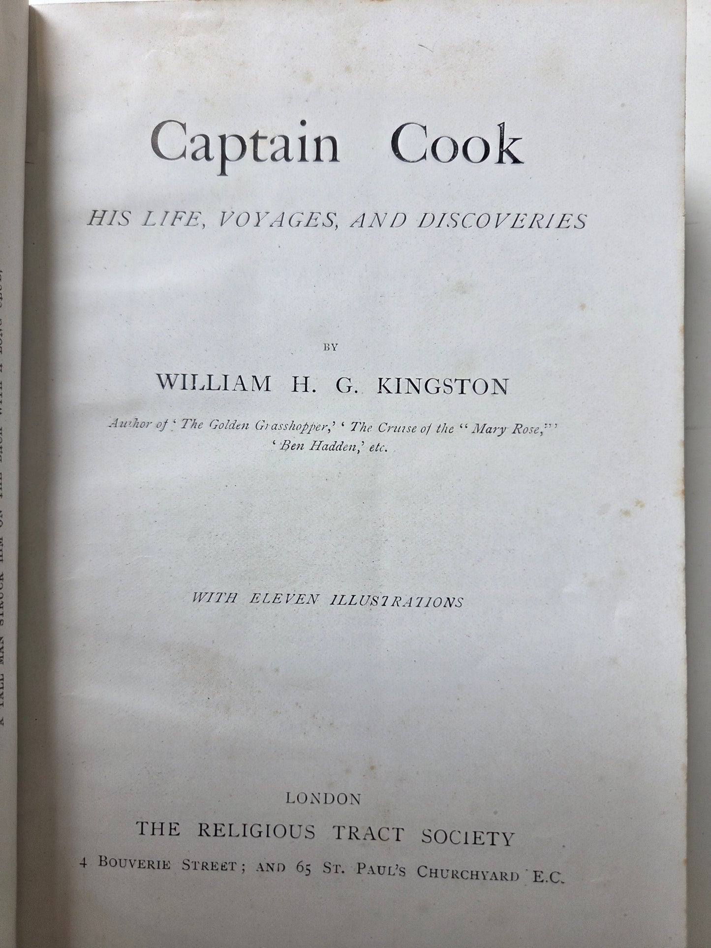 Captain Cook - His Life, Voyages and Discoveries