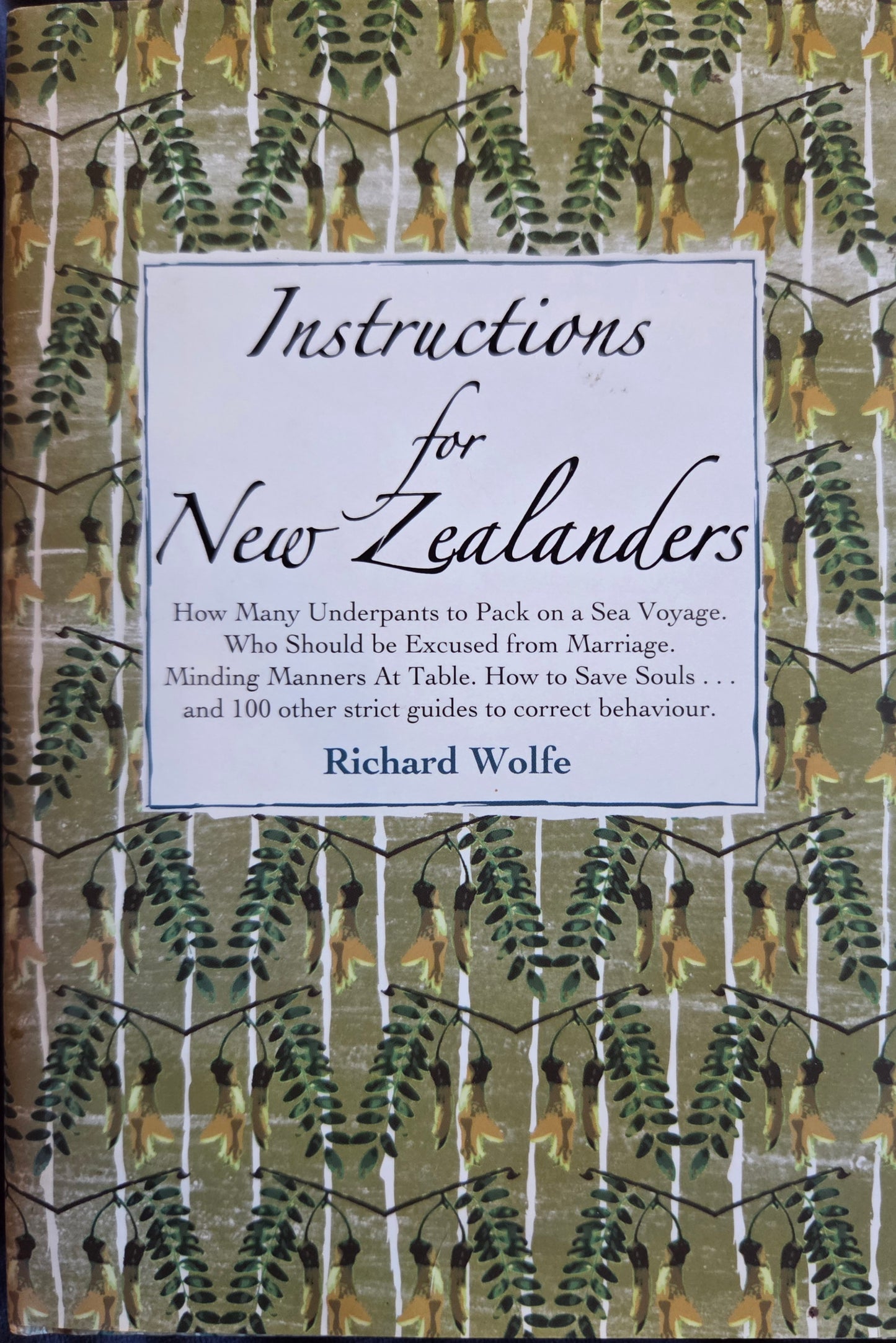 Instructions for New Zealanders